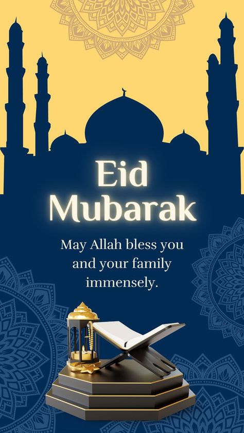 Eid Mubarak Card Printable, Happy Eid Ul Fitr, Eid Wallpaper, Eid Mubarak Card, Create Your Story, Eid Ul Fitr, Business Cards And Flyers, Eid Ul Adha, Marketing Business Card