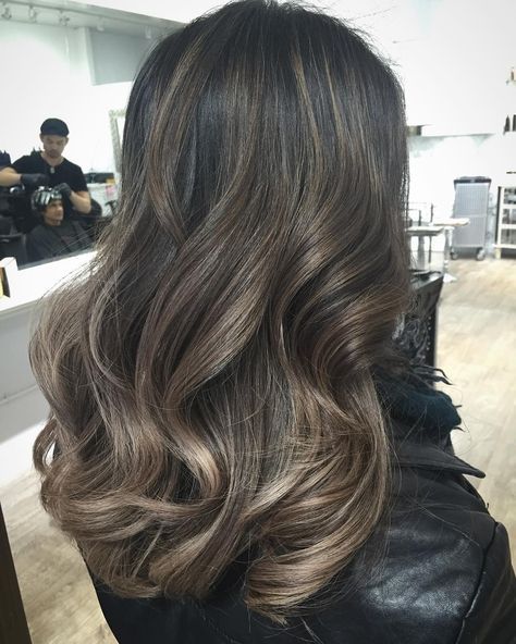 From black hair to gorgeous light ash brown that just melts❤️❤️❤️ The integrity of my clients hair is so intact because of the magic potion of @ultrabondseal! And the curls done by @hairby.kd Ash Brown Hair Color Ideas, Ash Brown Hair Balayage, Brown Hair Cuts, Coffee Brown Hair, Ash Brown Hair Color, Brown Hair Shades, Black Hair Balayage, Brown Ombre Hair, Ash Brown Hair