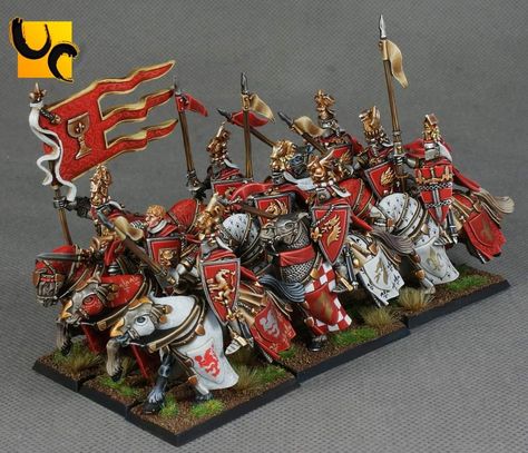 Bretonnia Warhammer, Warhammer Bretonnia, Medieval Drawing, Medieval Toys, Medieval Drawings, Warhammer Paint, Warhammer Aos, 40k Miniatures, Warhammer Models