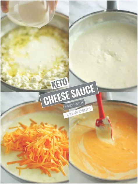 Easy Keto Cheese Sauce | Low Carb Cheese Sauce Recipe Low Carb Recipes Shrimp, Gluten Free Cheese Sauce, Keto Cheese Sauce, Low Carb Cheese Sauce, Keto Sauce, Keto Dips, Low Carb Nachos, Keto Vegetables, Keto Holiday Recipes