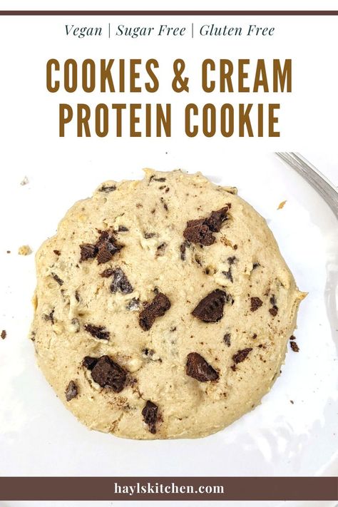 Cookies And Cream Protein Powder, Gluten Free Single Serve, Herbalife Cookies And Cream, Cookies And Cream Protein, Protein Powder Cookies, Protein Dessert Recipes, High Protein Cheesecake, Baking With Protein Powder, High Protein Cookies