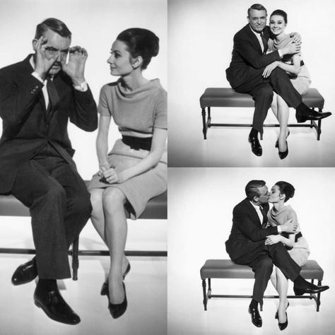 Cary Grant and Audrey Hepburn Cary Grant And Audrey Hepburn, Cary Grant Daughter, Gary Grant, Classic Cinema, Sofia Loren, Leading Men, Lauren Bacall, Cary Grant, Female Actresses