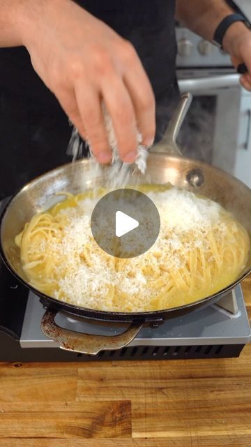 Sonny Hurrell on Instagram: "Real Alfredo only needs 3 ingredients 

Alfredo
1/2 lbs dried Fettuccine pasta
4.7 oz or 134 grams Parmigiano Reggiano cheese finely grated
3.3 0z or 100 grams unsalted butter
pasta water as necessary" Parmesan Cheese Pasta, Alfredo Fettuccine Recipe, Real Fettucini Alfredo, Parmigiano Reggiano Recipes, Viral Spaghetti Alfredo, Fettachini Alfredo Recipes, True Italian Alfredo Sauce, Turkey Alfredo, Pasta Recipes For One