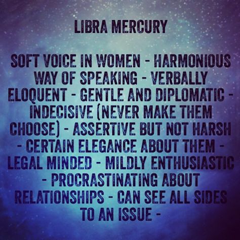 Mercury in Libra // This pin was curated by Lodestar Astrology. // Follow for more. // https://www.facebook.com/LodestarAstro/ Libra Woman, Mercury Sign, Libra Life, Libra Women, Libra Quotes, Libra Love, Virgo Horoscope, Astrology Numerology, Libra Facts