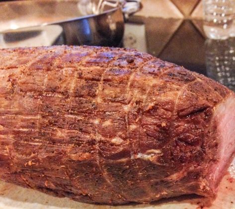 Roast Marinade, Roast Beef Recipes Oven, Beef Eye Round Roast, Eye Of Round Roast, Eye Of Round, Round Steak Recipes, Beef Tenderloin Recipes, Beef Round, Not Done Yet