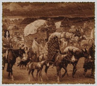 Trail of Tears The Trail Of Tears, Trail Of Tears Art, Train Crossing, 2nd Semester, History Pics, Frederic Remington, Trail Of Tears, History Pictures, American Spirit