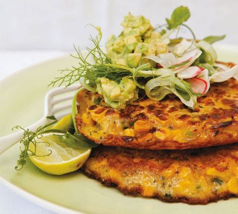 Annabel Langbein Gluten-Free Corn Fritters Recipe Gluten Free Corn Fritters, Corn Fritter, Annabel Langbein, Corn Fritter Recipes, Fritters Recipe, Cassava Flour, Corn Fritters, Buckwheat Flour, Fritter Recipes