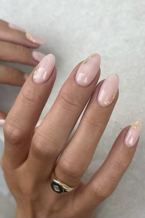 Nail Goals, Nails 2022, Pearl Nails, Sparkle Nails, Acrylic Nails Coffin Short, Nail Nail, Foil Nails, Prom Nails, Minimalist Nails