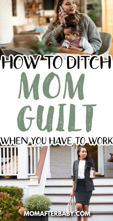 Working Mom Guilt, Mindful Parenting, Mom Guilt, Go To Work, Relaxation Techniques, Working Mom, Mom Hacks, Stay At Home Mom, Mom Help