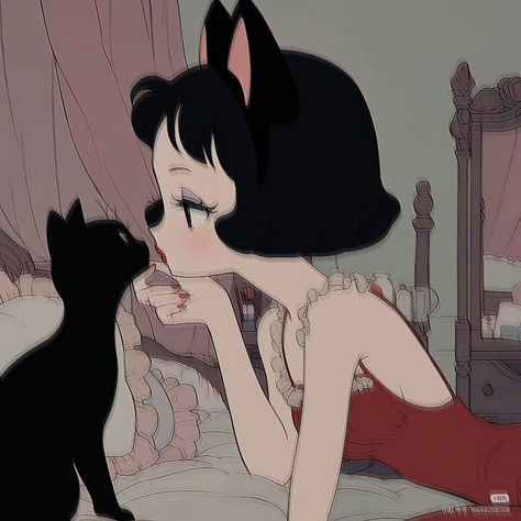 Cartoon Profile Pics Wallpaper, Anime Girlies Wallpaper, Black Cat Cartoon, Disney Art Style, Aesthetic Profile Picture Cartoon Soft, Cute Disney Pictures, Mood Wallpaper, Cartoon Profile Pics, Funny Cute Cats