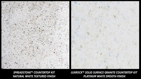 Daich Coatings - LuxROCK vs Mineral Select countertop Kit Daich Coatings Countertops, Daich Countertop, Daich Spreadstone, Countertop Kit, Abbotsford Bc, Sanding Accessories, Granite Colors, Granite Countertop, Diy Countertops