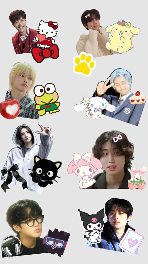 Hello Kitty Gifts Diy, All Hello Kitty Characters, I Love You Puppy, Wallpaper Skz, Diy Phone Case Design, Hello Kitty Gifts, Hello Kitty Characters, Skz In Cute, Savage Kids