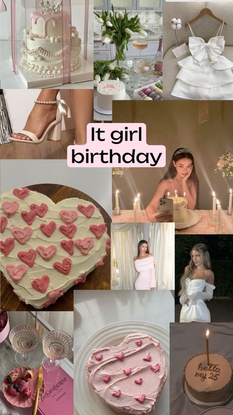 All ready planing my it girl birthday party (it’s in October, lol) It Girl Birthday, Summer Glowup, 22 Bday, Birthday Vibes, Birthday Wallpaper, Girl Birthday Themes, Party Inspo, Girl Birthday Party, 13th Birthday