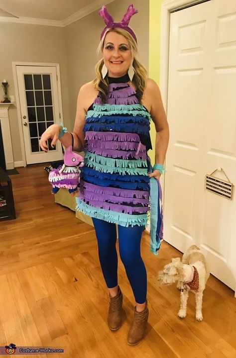 Fortnite Women Costume, Llama Costume Women, Fortnite Costumes Women, Halloween Costumes Fortnite, Fortnite Llama Costume, Fortnite Costume Women, Fortnite Costume Ideas, Fortnite Trunk Or Treat Ideas, Fortnite Trunk Or Treat