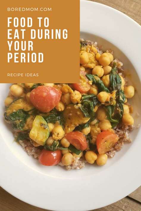 Healthy Period Food, Food For Period, Menstrual Symptoms, Cycling Food, Healthy Period, Nourishing Foods, Food Options, Good Foods To Eat, Balanced Meals