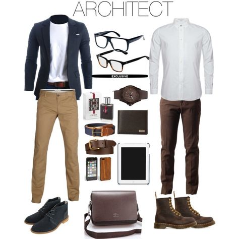 ARCHITECT men Architect Look Men, Dress Like An Architect, Outfits For Architects, Architecture Outfit Men, Men Architect Style, Architect Style Outfits Men, Architect Fashion Men, Architect Clothing Style, Architect Outfit Man