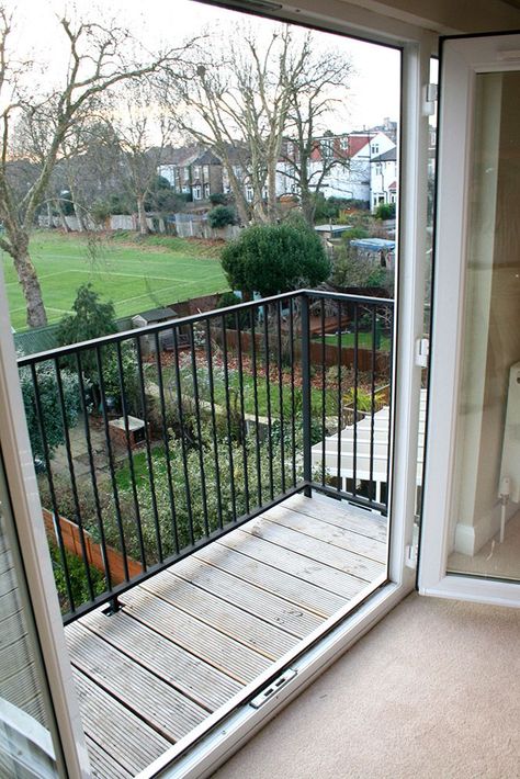 Balcony Door, Juliette Balcony, French Balcony, Juliet Balcony, Balcony Grill, House Balcony, Modern Balcony, Balcony Grill Design, Balcony Railing Design