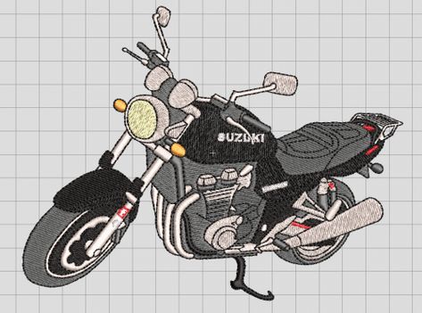 Free Suzuki GSX 1400 Motorbike embroidery design 17x12cm Free Machine Embroidery Designs To Download, Lego Faces, British Cat, Free Machine Embroidery Designs Patterns, Photo Stitch, Embroidery Design Download, Free Motion Embroidery, Basic Embroidery Stitches, Embroidery Patterns Free