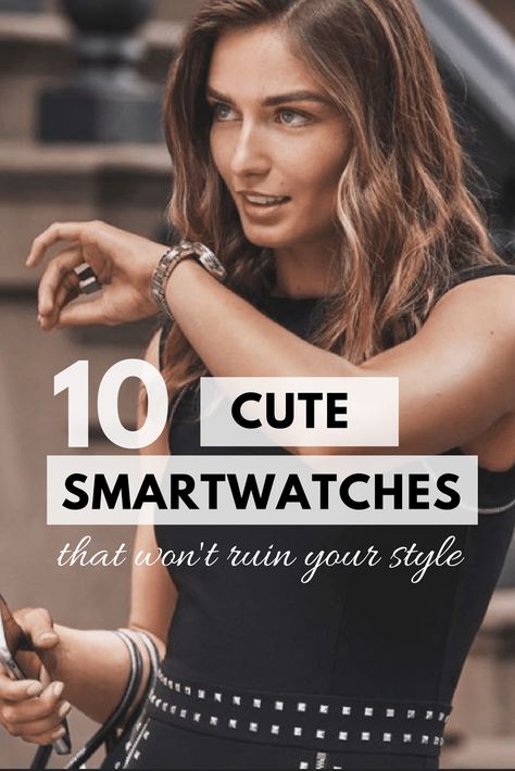 10 Cute Smartwatches that won't ruin your style #smartwatches #watches #touchwatch #smartwatch #fashion #styles Touch Watch, Fossil Smart Watch, Best Smart Watches, Kate Spade Watch, Samsung Smart Watch, Smart Watch Android, Watch Trends, Smartwatch Women, Watch Fashion