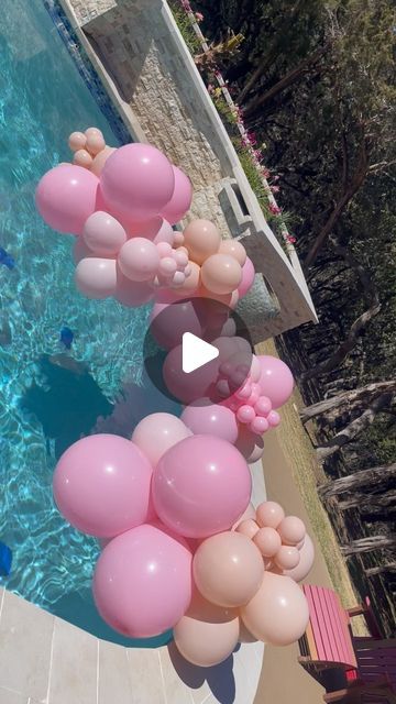 SYDNEY | Balloon Stylist on Instagram: "How do we feel about balloons floating in the pool? 👙🎈
Message us or comment below for a quote! 🥰

#sanantonioballoons #balloongarland #balloons" Pool Decoration Ideas, Pool Balloons, Pool Balloon Decorations, Balloons In Pool, Floating Pool Decorations, Balloon Clusters, Floating Balloons, Balloon Arrangements, Prom Pictures