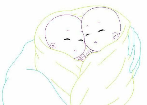 #bocetos #cute #dibujo Drawing Base Family, 3 Person Family Drawing Base, Baby Art Reference, Baby Base Drawing, Kid Base Drawing, Baby Reference Drawing, Family Drawing Reference, Anime Base Reference, Baby Drawing Reference