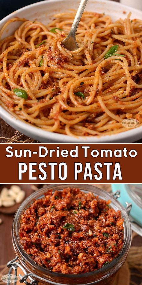 Sun Dried Tomato Pesto Pasta Sun Dried Pesto Pasta, Sun Dry Tomatoes Pasta, Sun Dried Tomato Pasta Vegan, Sun Dried Tomato Orzo Pasta, Sun Dried Tomato Pasta Sauce, Sun Dried Tomato Pesto Recipe, Sundried Tomato Pesto Pasta, Tomato Pesto Pasta, Sun Dried Tomato Pesto