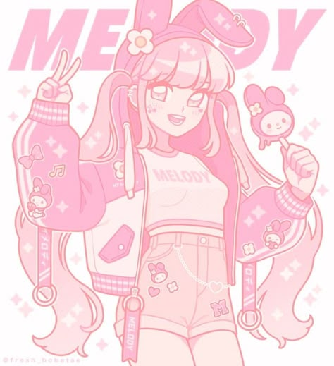 My Melody Art, My Melodi, Kuromi And My Melody, Iphone Wallpaper Cat, My Melody And Kuromi, Melody Wallpaper, Melody And Kuromi, My Melody Wallpaper, Melody Hello Kitty