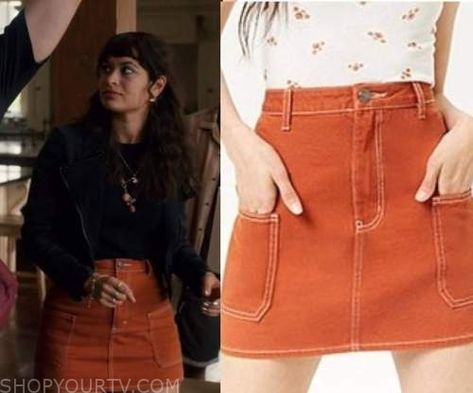 Orange Mini Skirt Outfit, Orange Skirt Outfit, Tell Me Lies, Orange Mini Skirt, Grunge Skirt, Denim Skirt Outfits, Where To Buy Clothes, Orange Skirt, Miniskirt Outfits