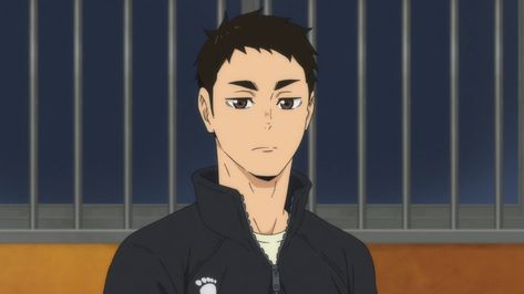 Daichi Sawamura, Haikyuu Meme, Bullet Journal Mood Tracker Ideas, Haikyuu Volleyball, Volleyball Anime, Haikyuu Kageyama, Haikyuu Karasuno, Haikyuu Characters, Anime Screenshots