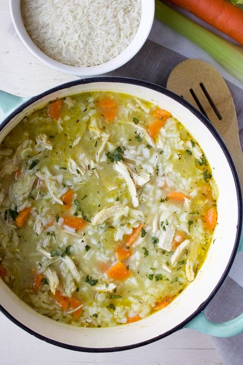 Easy Chicken And Rice, Rice Soup Recipes, Chicken Rice Soup, Raw Chicken Breast, Chicken And Rice, Rice Soup, Chicken Soup Recipes, Chicken Rice, Ginger Ale