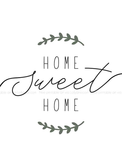 "Home Sweet Home" printable farmhouse art. Simply print and hang to add instant farmhouse charm to your space! #farmhouse #printable #freeprintable #printableart #farmhouseart #farmhouseprintable Home Sweet Home Printable, Printable Nail Art, Farmhouse Printables, Your Space, Farmhouse Printable, Free Printable Art, Diy Holiday Gifts, Have Inspiration, Design Brochure