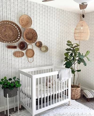 Gelato Mini Crib, Airy Nursery, Babyletto Mini Crib, Natural Crib, Ideas For Small Homes, Mini Crib Nursery, Nursery Nook, Best Baby Cribs, Small Space Nursery