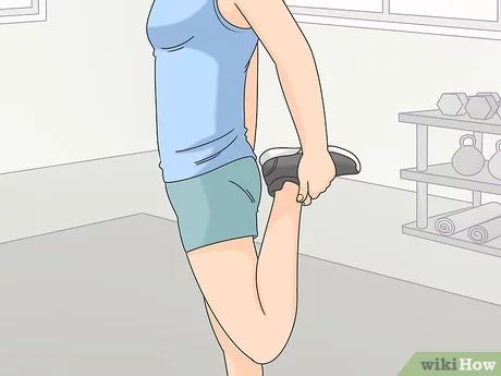 How to Stretch Thigh Muscles: 11 Steps (with Pictures) - wikiHow Stretches For Tight Hamstrings, Inner Thigh Stretches, Restless Leg, Leg Exercise, Knee Pain Exercises, Tight Hamstrings, Back Stretches For Pain, Stretch Routine, Inner Thigh Workout