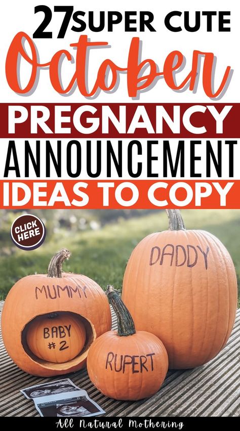 October pregnancy announcement ideas. The cutest Pregnancy announcement ideas for sharing the special news to family, to grandparents, and to parents! These Halloween baby announcements are so cute and really special. Perfect for a fall baby or sppoky and sweet pregnancy announcements. October Pregnancy Announcement, Thanksgiving Pregnancy Announcement, Fall Pregnancy, Pregnancy Announcement Ideas, Halloween Pregnancy Announcement, Announcement Ideas, Pregnancy Announcements, Pregnancy Announcement, Pumpkins