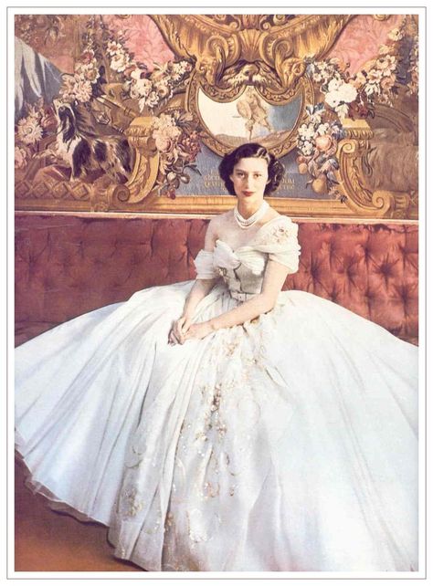 Dior 1951 Cecil Beaton, Historic Photos, Princess Margaret, Royals, Royalty, Dior