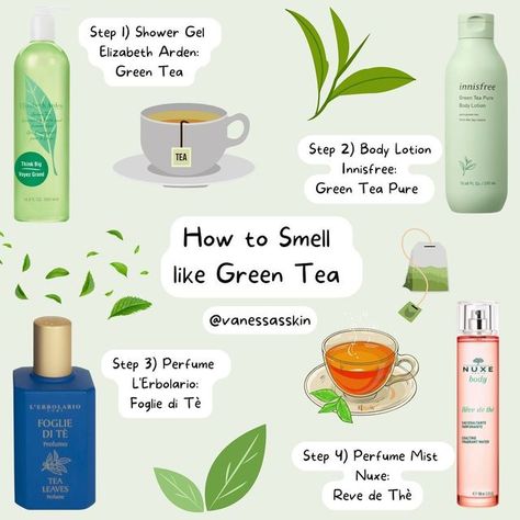 Smell Fresh All Day, How To Smell Clean All Day, How To Smell Clean And Fresh, How To Smell Earthy, How To Smell Fresh All Day, How To Smell Like The Forest, How To Smell Like Green Tea, Tea Fragrance, How To Smell Like Mint