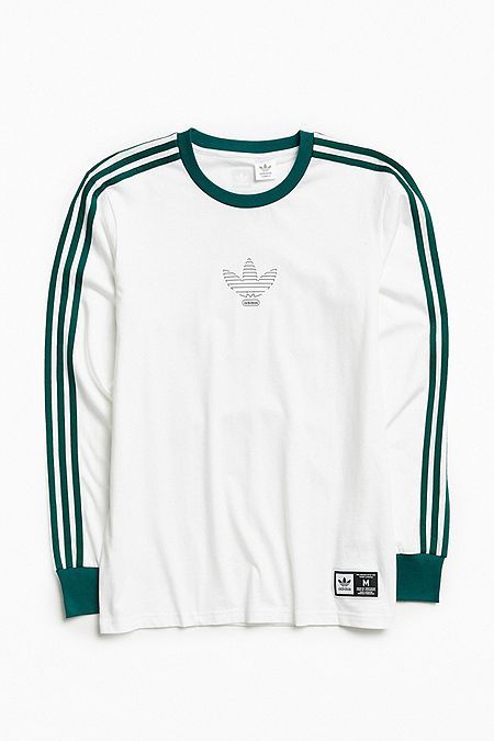 Addidas Shirts, Adidas Long Sleeve Shirt, Fashion Trainers, Adidas Long Sleeve, Adidas Tshirt, Look Adidas, Sports Clothes, Adidas Skateboarding, Adidas Vintage