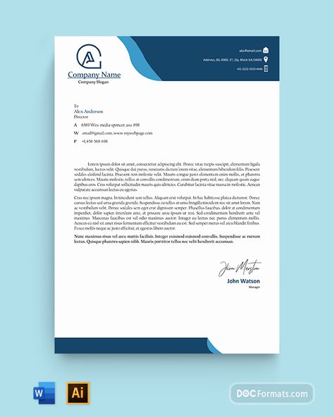 Download free Blue Simple Letterhead Template in Microsoft Word (DOC), Adobe Photoshop (PSD), Corel Draw, Adobe Illustrator (AI) Format. Easily Editable & Printable. Simple Letterhead Design, Word Layout Design, Company Letterhead Design, Free Letterhead Template Word, Microsoft Word Design, Business Letterhead Design, Letterhead Template Word, Free Letterhead Templates, Company Letterhead Template