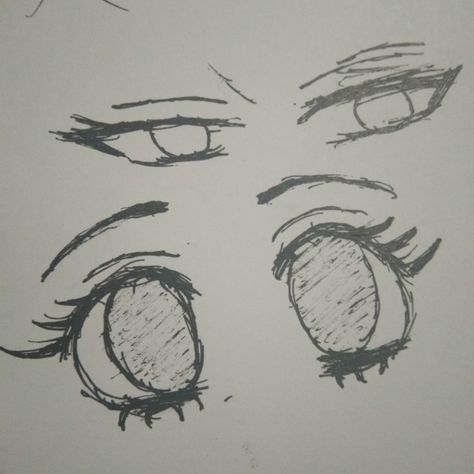 Doe Eyes Vs Siren Eyes Drawing, Siren Eyes Drawing Tutorial, Doe Eye Drawings, Doe Eyes Drawing Tutorial, Siren Eyes Drawing Reference, Anime Siren Eyes, How To Draw Doe Eye, Sketch Book Eyes, Siren Eyes Sketch