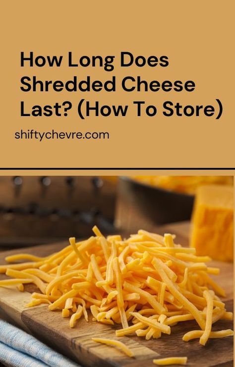 When you want to use cheese, you don’t just use the block of cheese without shredding it. Due to this, many people prefer to buy more than a block of cheese. So, how long does shredded cheese last? Freezing Shredded Cheese, Freeze Cheese How To, Shredded Cheese Storage In Fridge, Shredded Cheese Recipes, How To Store Cheese, Shredding Your Own Cheese, Vegetable Crisps, Block Of Cheese, Hearty Casseroles