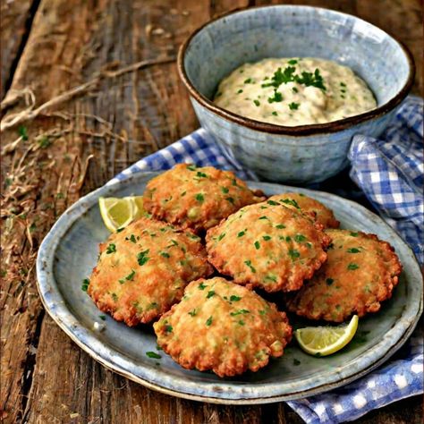 How To Make Clam Cakes Recipe Print Delicious clam cakes made with tender, juicy clams and breadcrumbs, perfect as a snack or appet Can Clams Recipe, Clam Meat Recipes, Baby Clams Recipes Canned, Rocky Point Clam Cakes, Minced Clam Recipes, Clam Cakes Recipe, Clam Strips Recipe, Clam Fritters Recipe, Razor Clam Recipes