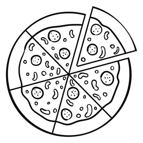 Pizza Blanca, Pizza Coloring Page, Pizza Clipart, Pizza Icon, Pizza Drawing, Pizza Vector, Icon Transparent, Piece Of Pizza, Pizza Art