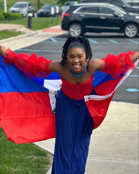 Haitian Aesthetic, Haitian Dress, Alt Draw, Caribbean Dress, Haitian Women, Haitian Culture, Caribbean Outfits, Cuba Flag, Afro Caribbean