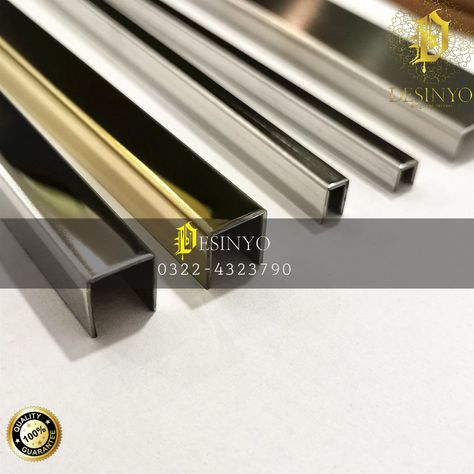 🎉 SS Gold U Profile and Strips 🎉 Stainless Steel U Type Profile Trim Edge Metal Strisps for Wall Decorative and furniture etc ✅ Wholesale factory rates✅ PVD Coated ✅ 100% Quality material used✅ Pakistan's most trusted Brand.✅ Delivery available all over Pakistan To order or for more information please contact us on: 📱Call: 03224323790 📲 WhatsApp: 03224323790 📥 Email: info@desinyo360.com 🌐 https://www.desinyo360.com #ssgoldstrps #Desinyo @SSGoldUProfile Pakistan, The 100, Trim, Stainless Steel, Wall, Gold, Furniture, Quick Saves