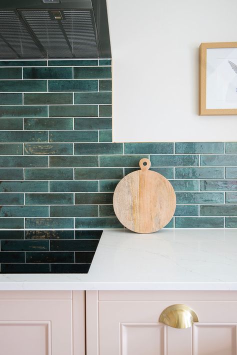 Green Metro Tiles | Gloss & Matt Wall Tiles | Quorn Stone Green Kitchen Splashback Tiles, Green Tiles Grey Grout, Kitchen With Green Tiles, Green Kitchen Tiles, Green Metro Tiles, Metro Tiles Kitchen, Herringbone Wall Tile, Quorn Stone, Utility Ideas