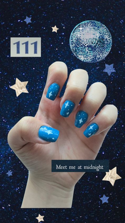 Midnight Inspired Nails, Midnight Taylor Swift Nails, Midnight Nails Design, Taylor Swift Midnight Nails, Midnight Nails Taylor Swift, Taylor Swift Midnights Nails, Nails Taylor Swift Inspired, Midnights Nails Taylor, Midnights Inspired Outfit