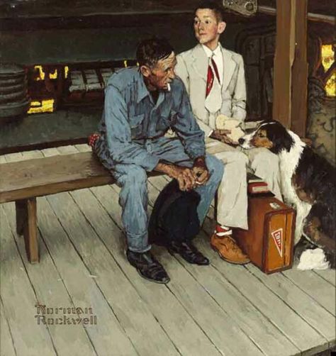 Norman Rockwell Thanksgiving, Norman Rockwell Prints, Norman Rockwell Art, Rockwell Paintings, Norman Rockwell Paintings, Dwight Eisenhower, American Illustration, Class Decor, Virtuous Woman