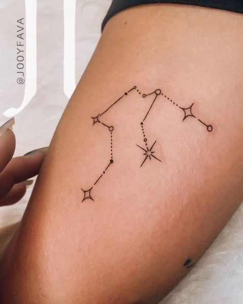 Small Lotus Tattoo, Aquarius Constellation Tattoo, Aquarius Constellation, Aquarius Zodiac Sign, Aquarius Tattoo, Zodiac Aquarius, Boho Tattoos, Astronomy Constellations, Zodiac Sign Tattoos