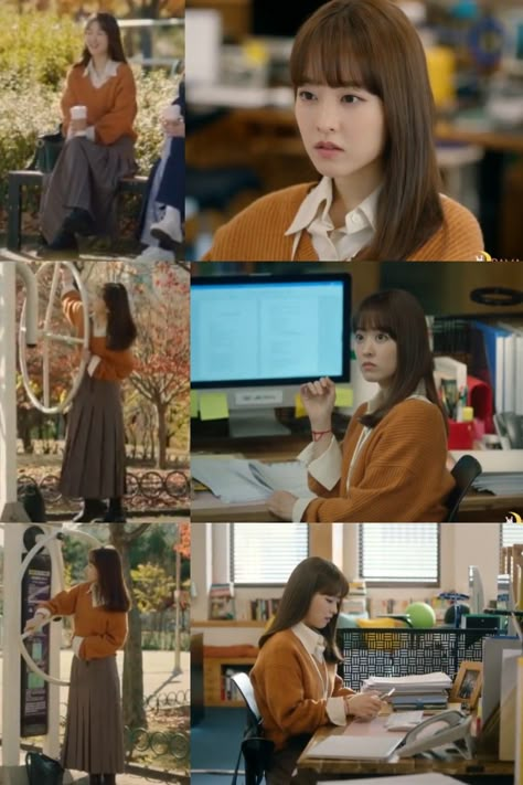 Kdrama Modest Outfit, Kdrama Outfits Winter, Korean Drama Outfits Style, Doom At Your Service Outfit, Kdrama Outfits Women, Office Look Outfit, Girly Fashion Outfits, Korean Drama Outfits, Rich Man Poor Woman