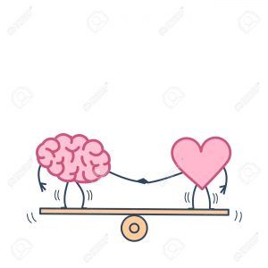 Heart And Mind Balance, Heart Vs Mind, Balance Illustration, Psychology Wallpaper, Heart Vs Brain, Brain Illustration, Heart And Brain, Balanced Mind, Mental Health Posters